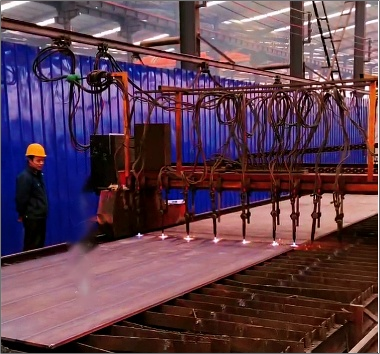 甘肃七里河钢结构车间数控等离子切割机